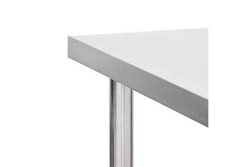 Keittiön työpöytä pyörillä 100x45x85 cm ruostumaton teräs - Piha & ulkoaltaat - Piha-alue - Ulkosäilytys - Autotallin sisustus & säilytys