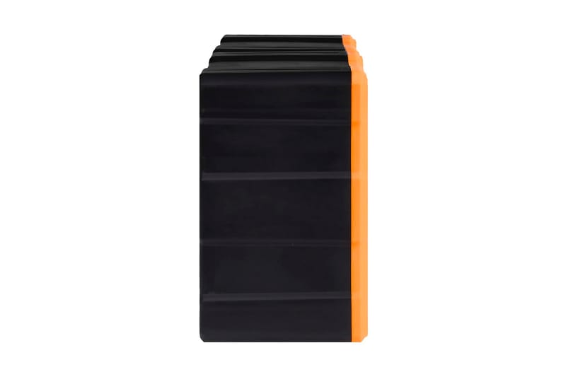Monilaatikko järjestelijä 12 laatikolla 2 kpl 26,5x16x26 cm - Oranssi - Piha & ulkoaltaat - Piha-alue - Ulkosäilytys - Autotallin sisustus & säilytys