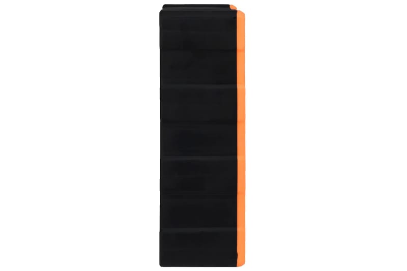 Monilaatikko järjestelijä 39 laatikolla 38x16x47 cm - Oranssi - Piha & ulkoaltaat - Piha-alue - Ulkosäilytys - Autotallin sisustus & säilytys