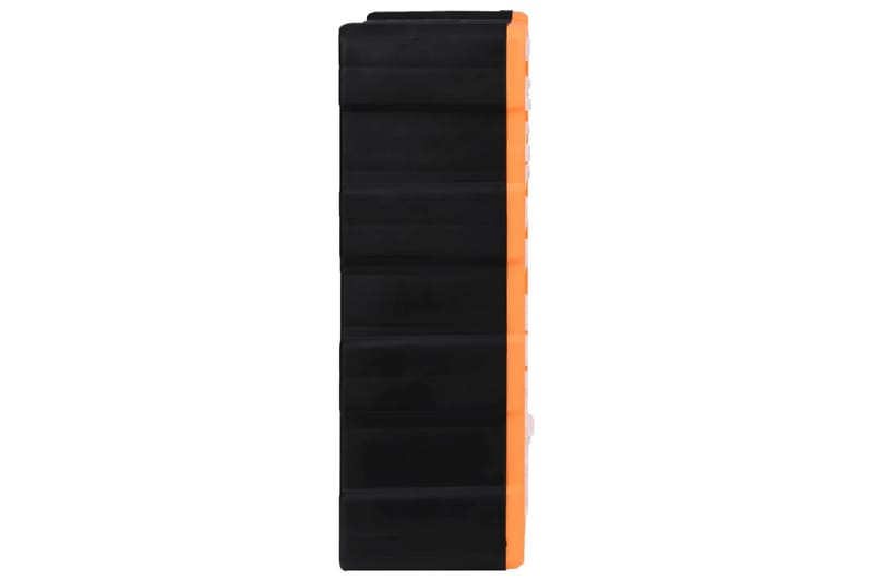 Monilaatikko järjestelijä 60 laatikolla 38x16x47,5 cm - Oranssi - Piha & ulkoaltaat - Piha-alue - Ulkosäilytys - Autotallin sisustus & säilytys