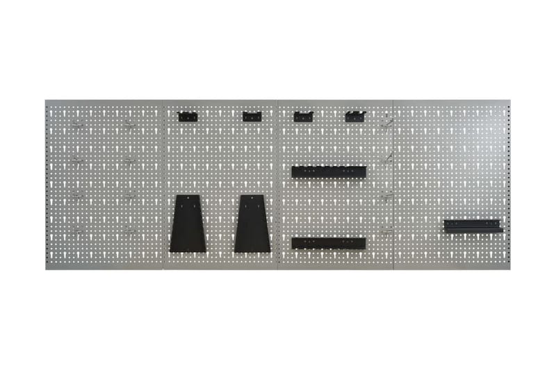 Seinään kiinnitettävät työkalutaulut 4 kpl 40x58 cm teräs - Piha & ulkoaltaat - Piha-alue - Ulkosäilytys - Autotallin sisustus & säilytys