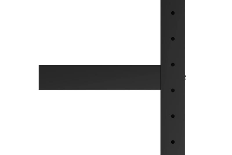 Työpöydän runko metalli 150x57x79 cm musta ja punainen - Musta - Piha & ulkoaltaat - Piha-alue - Ulkosäilytys - Autotallin sisustus & säilytys