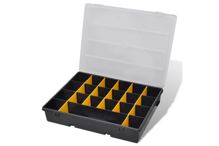 Varastolaatikkosarja 6 kpl - Musta - Työkalupakki - Autotallin sisustus & säilytys