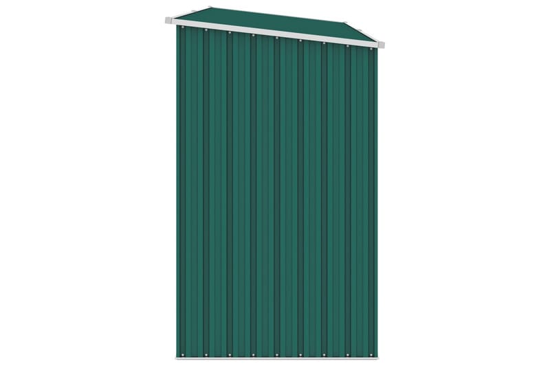 Puutarhan polttopuuvaja vihreä 245x98x159cm galvanoitu teräs - Piha & ulkoaltaat - Lasiterassi & pihamökki - Varastot & liiterit - Varastot