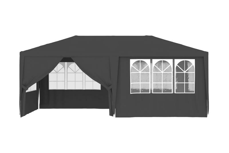 Ammattilaisten juhlateltta sivuseinillä 4x6miitti 90g/m² - Antrasiitti - Piha & ulkoaltaat - Piha-alue - Ulkosäilytys - Puutarhateltta & säilytysteltta