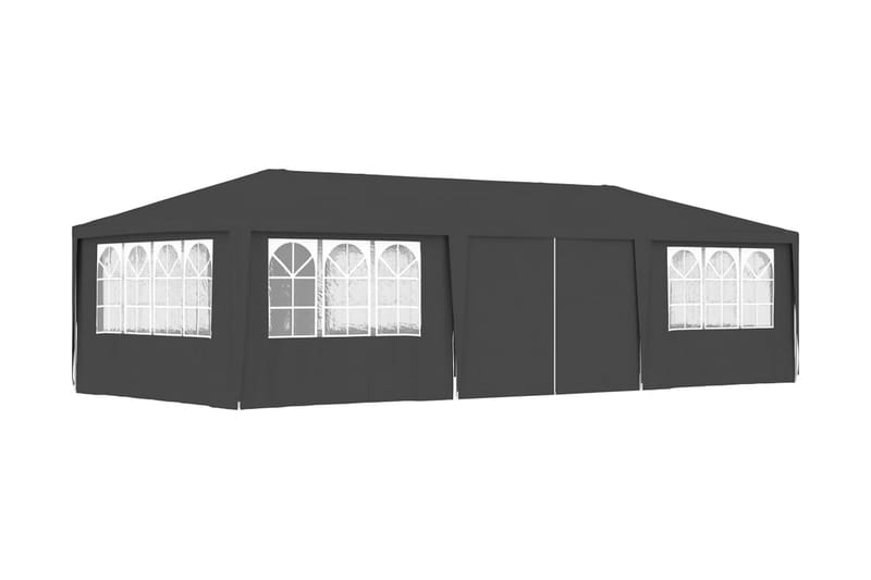 Ammattilaisten juhlateltta sivuseinillä 4x9miitti 90g/m² - Antrasiitti - Piha & ulkoaltaat - Piha-alue - Ulkosäilytys - Puutarhateltta & säilytysteltta