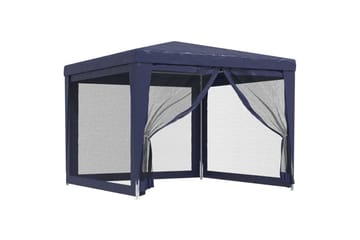 beBasic Juhlateltta 4 verkkosivuseinää sininen 3x3 m HDPE - Sininen - Piha & ulkoaltaat - Piha-alue - Ulkosäilytys - Puutarhateltta & säilytysteltta
