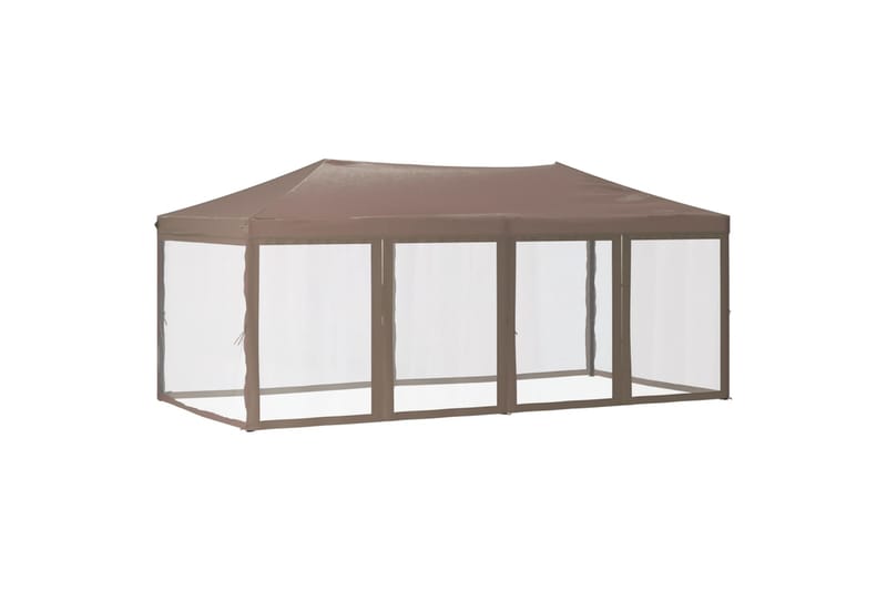 beBasic Kokoontaittuva juhlateltta sivuseinillä taupe 3x6 m - Taupe - Piha & ulkoaltaat - Piha-alue - Ulkosäilytys - Puutarhateltta & säilytysteltta
