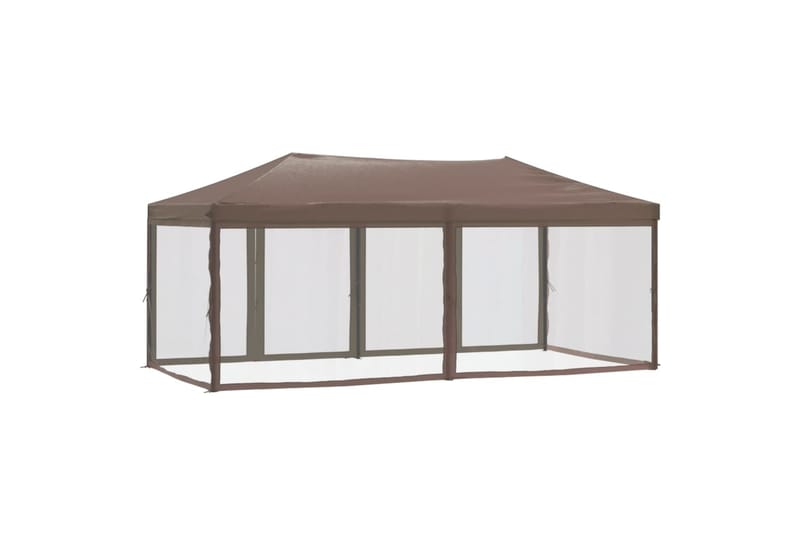 beBasic Kokoontaittuva juhlateltta sivuseinillä taupe 3x6 m - Taupe - Piha & ulkoaltaat - Piha-alue - Ulkosäilytys - Puutarhateltta & säilytysteltta