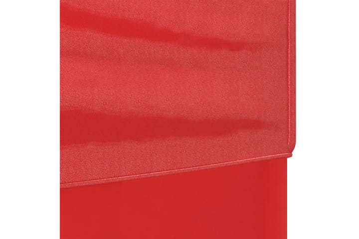 beBasic Kokoontaittuva juhlateltta sivuseinillä punainen 3x6 m - Punainen - Puutarhateltta & säilytysteltta - Juhlateltta