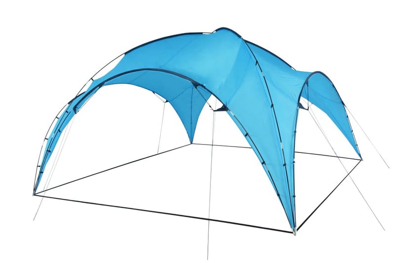 Juhlateltta kaareva 450x450x265 cm vaaleansininen - Sininen - Puutarhateltta & säilytysteltta - Juhlateltta