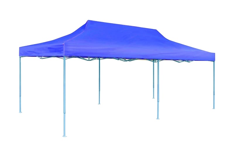 Kokoontaitettava pop-up juhlateltta 3 x 6 m sininen - Sininen - Piha & ulkoaltaat - Piha-alue - Ulkosäilytys - Puutarhateltta & säilytysteltta