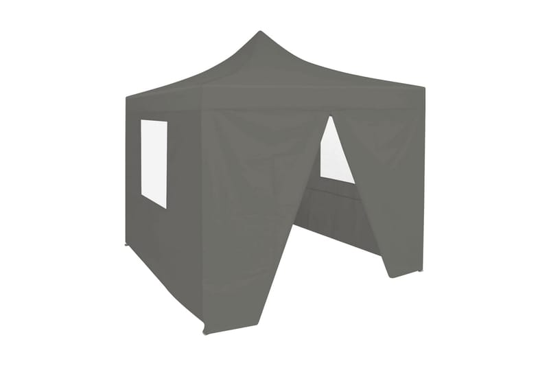 Kokoontaittuva juhlateltta 4 sivuseinää 2x2m - Antrasiitti - Piha & ulkoaltaat - Piha-alue - Ulkosäilytys - Puutarhateltta & säilytysteltta