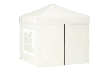Kokoontaittuva juhlateltta sivuseinillä kerma 2x2 m - Kerma - Piha & ulkoaltaat - Piha-alue - Ulkosäilytys - Puutarhateltta & säilytysteltta