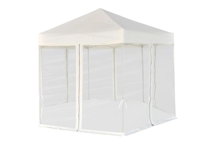 Pop-up teltta 6 sivuseinällä kuusikulmainen 3,6x3,1 m kerma - Kerma - Puutarhateltta & säilytysteltta - Juhlateltta