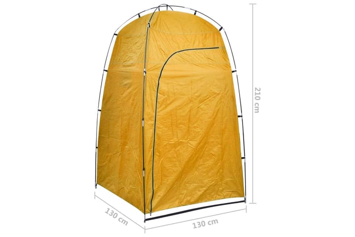 Suihku/WC/pukuhuone teltta keltainen - Keltainen - Puutarhateltta & säilytysteltta