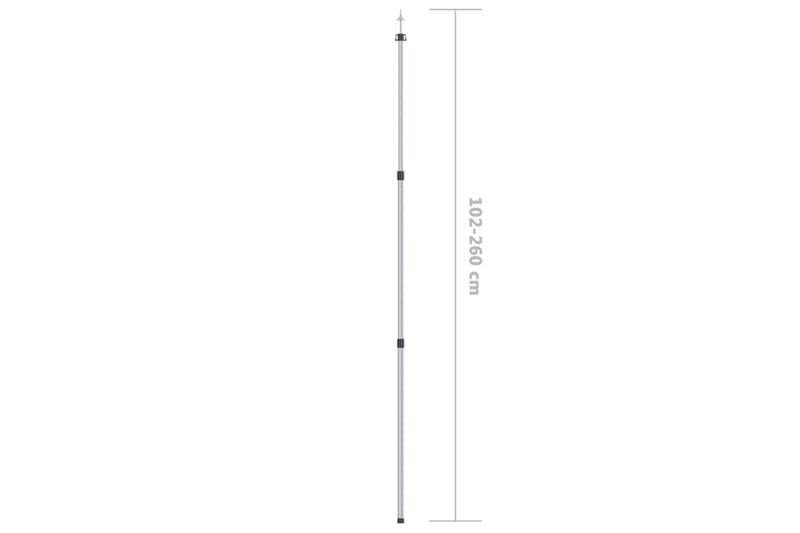 Teleskooppivarret pressuun pituus 102-260 cm 2 kpl alumiini - Piha & ulkoaltaat - Piha-alue - Ulkosäilytys - Puutarhateltta & säilytysteltta
