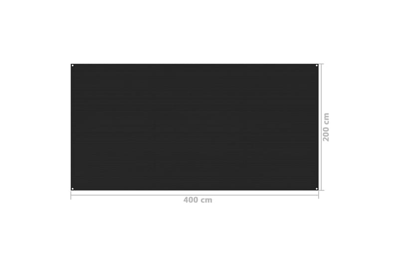 Telttamatto 200x400 cm musta - Piha & ulkoaltaat - Piha-alue - Ulkosäilytys - Puutarhateltta & säilytysteltta