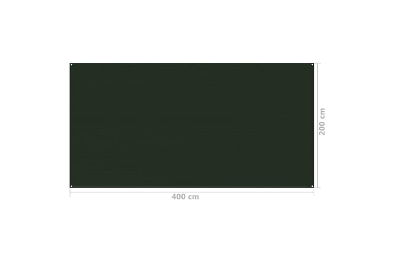 Telttamatto 200x400 cm tummanvihreä - Piha & ulkoaltaat - Piha-alue - Ulkosäilytys - Puutarhateltta & säilytysteltta