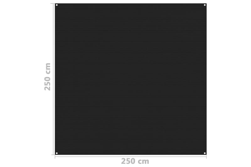 Telttamatto 250x250 cm musta - Piha & ulkoaltaat - Piha-alue - Ulkosäilytys - Puutarhateltta & säilytysteltta