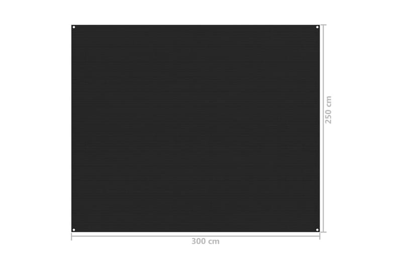 Telttamatto 250x300 cm musta - Piha & ulkoaltaat - Piha-alue - Ulkosäilytys - Puutarhateltta & säilytysteltta