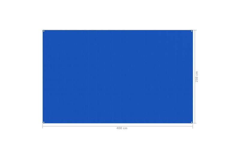 Telttamatto 250x400 cm sininen - Piha & ulkoaltaat - Piha-alue - Ulkosäilytys - Puutarhateltta & säilytysteltta