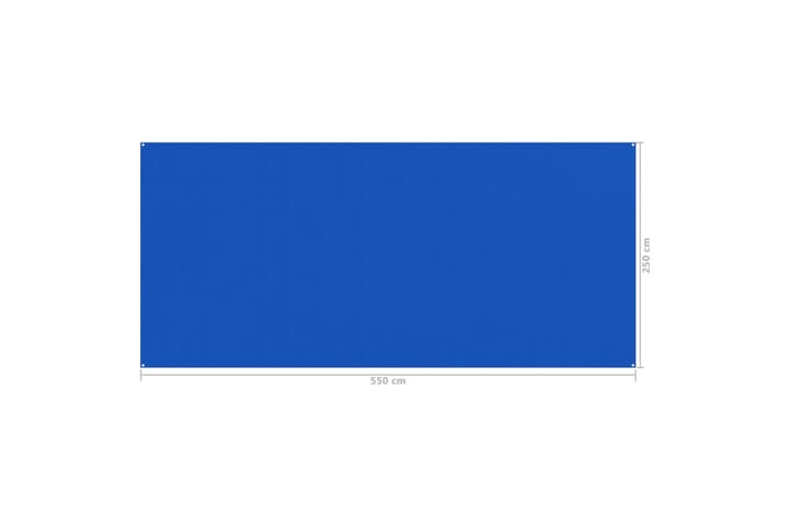 Telttamatto 250x550 cm sininen - Puutarhateltta & säilytysteltta