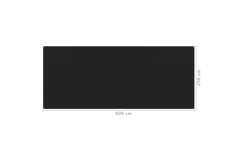 Telttamatto 250x600 cm musta - Piha & ulkoaltaat - Piha-alue - Ulkosäilytys - Puutarhateltta & säilytysteltta