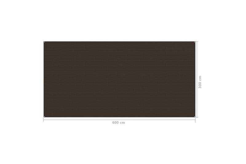 Telttamatto 300x600 cm ruskea - Piha & ulkoaltaat - Piha-alue - Ulkosäilytys - Puutarhateltta & säilytysteltta
