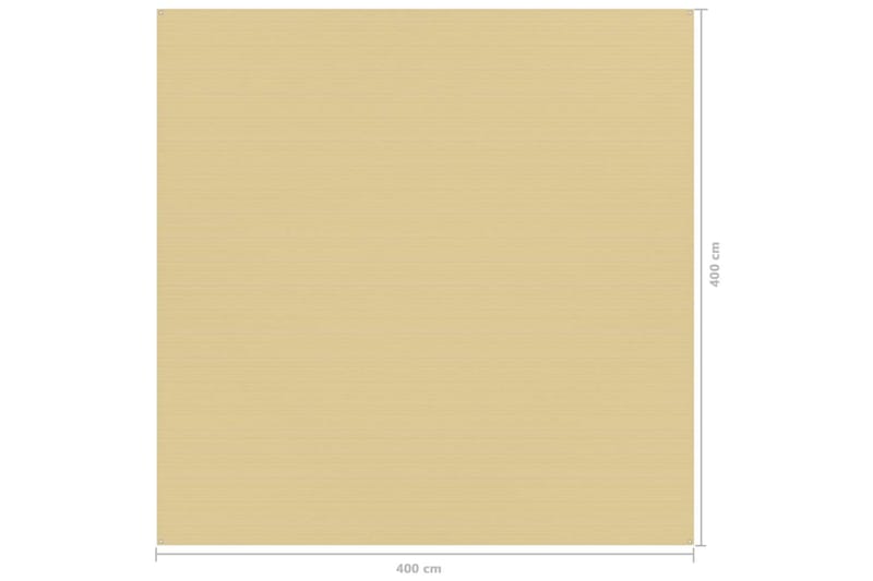Telttamatto 400x400 cm - Beige - Piha & ulkoaltaat - Piha-alue - Ulkosäilytys - Puutarhateltta & säilytysteltta