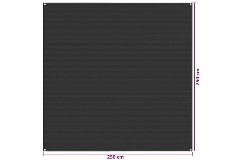 Telttamatto 250x250 cm antrasiitti HDPE - Piha & ulkoaltaat - Piha-alue - Ulkosäilytys - Puutarhateltta & säilytysteltta