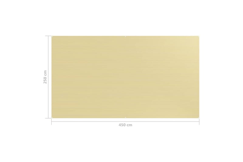 Telttamatto 250x450 cm beige - Piha & ulkoaltaat - Piha-alue - Ulkosäilytys - Puutarhateltta & säilytysteltta