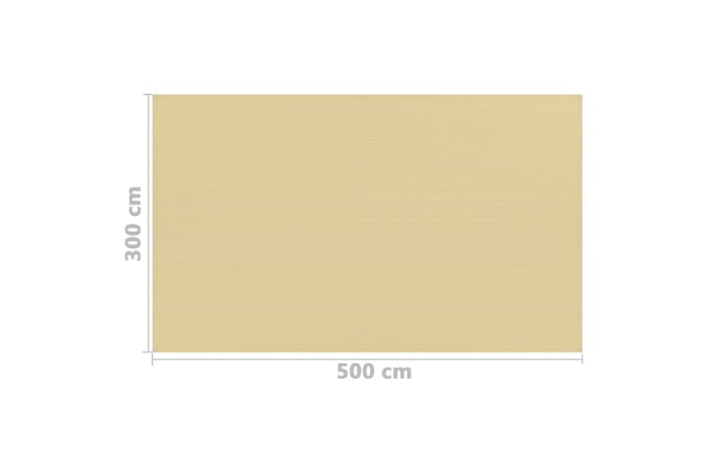 Telttamatto 300x500 cm beige - Piha & ulkoaltaat - Piha-alue - Ulkosäilytys - Puutarhateltta & säilytysteltta