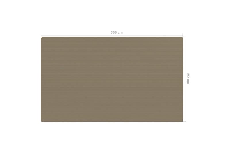 Telttamatto 300x500 cm - Taupe - Piha & ulkoaltaat - Piha-alue - Ulkosäilytys - Puutarhateltta & säilytysteltta