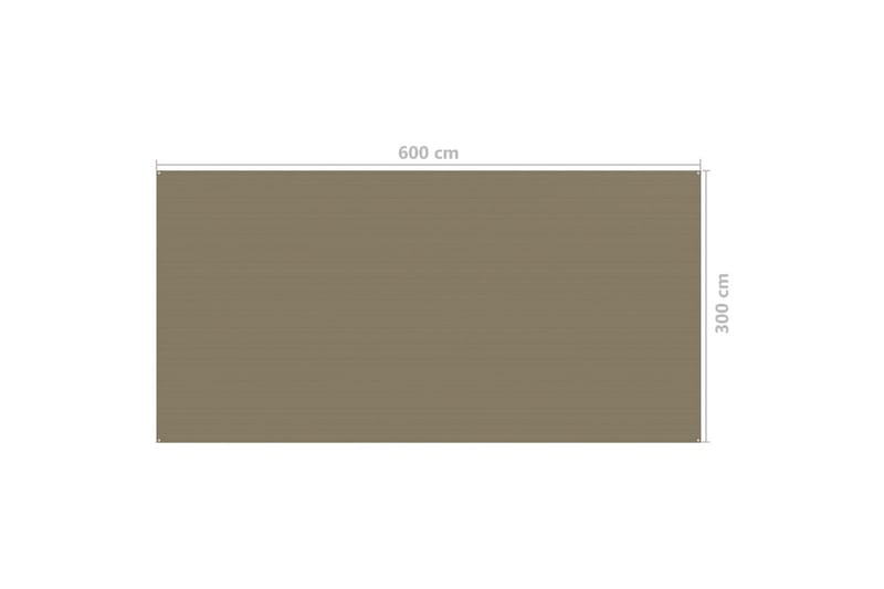 Telttamatto 300x600 cm ruskeanharmaa - Piha & ulkoaltaat - Piha-alue - Ulkosäilytys - Puutarhateltta & säilytysteltta