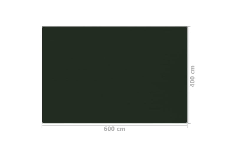 Telttamatto 400x600 cm tummanvihreä - Piha & ulkoaltaat - Piha-alue - Ulkosäilytys - Puutarhateltta & säilytysteltta