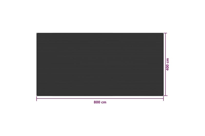 Telttamatto 400x800 cm antrasiitti HDPE - Piha & ulkoaltaat - Piha-alue - Ulkosäilytys - Puutarhateltta & säilytysteltta