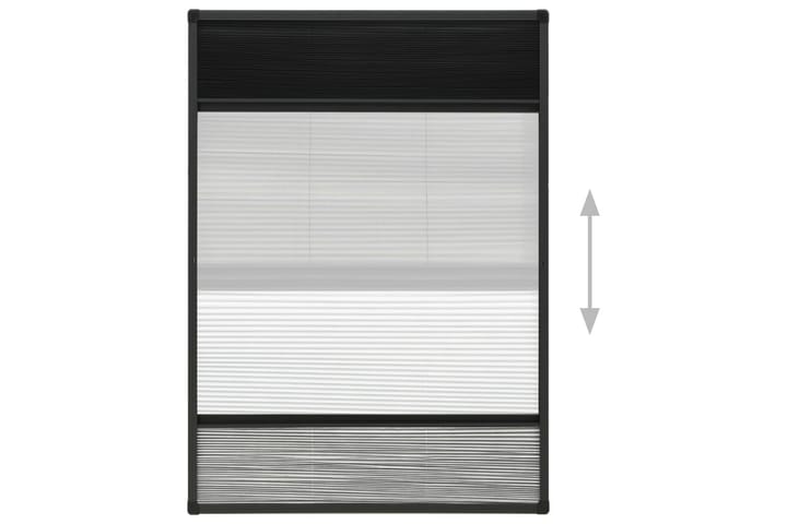 Laskostettu hyönteisverkko ikkunaan 80x120 cm alumiini - Antrasiitti - Painepesuri