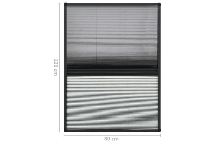 Laskostettu hy�önteisverkko ikkunaan 80x120 cm alumiini - Antrasiitti - Painepesuri