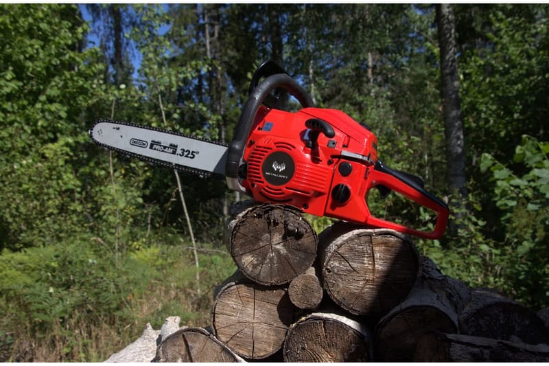 Bensiinikäyttöinen moottorisaha 45 CC | Ketju ja terä Oregonilta - Piha & ulkoaltaat - Pihatyökoneet - Puutarhasahat - Moottorisaha & ketjusaha