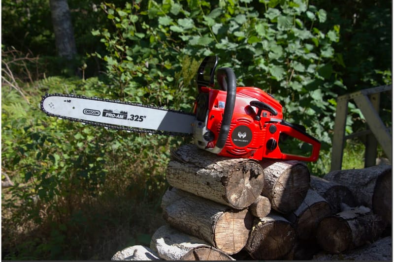Bensiinikäyttöinen moottorisaha 45 CC | Ketju ja terä Oregonilta - Piha & ulkoaltaat - Pihatyökoneet - Puutarhasahat - Moottorisaha & ketjusaha