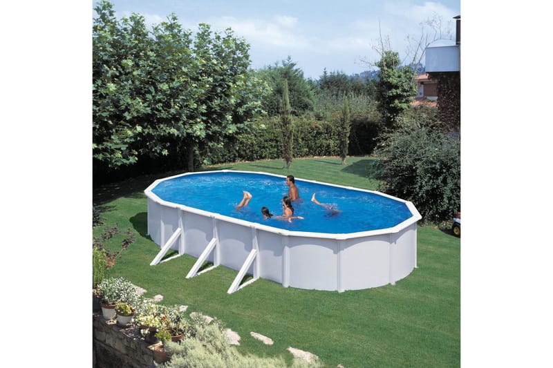 Allassetti Planet Pool Klassinen Soikea 5 x 3 x 1,2 m - 5 x 3 x 1,2 m - Piha & ulkoaltaat - Uima-allas, poreallas & sauna - Uima-allas
 - Maanpinta-allas