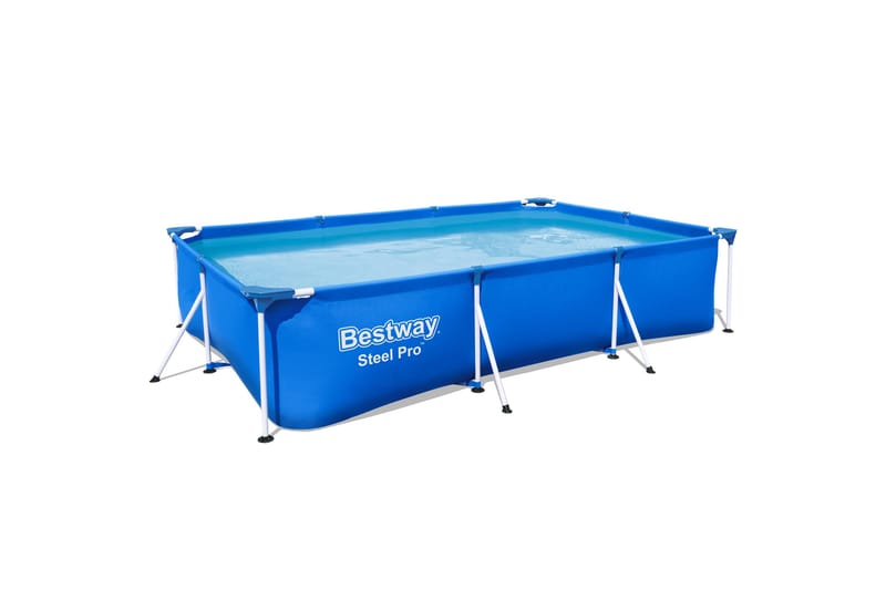 Bestway Steel Pro Rektangulaarinen maanpäällinen allas 3x2 m Sininen - Bestway - Piha & ulkoaltaat - Uima-allas, poreallas & sauna - Uima-allas
 - Maanpinta-allas