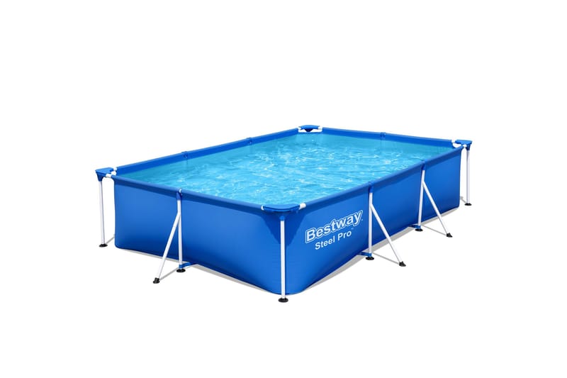 Bestway Steel Pro Rektangulaarinen maanpäällinen allas 3x2 m Sininen - Bestway - Piha & ulkoaltaat - Uima-allas, poreallas & sauna - Uima-allas
 - Maanpinta-allas