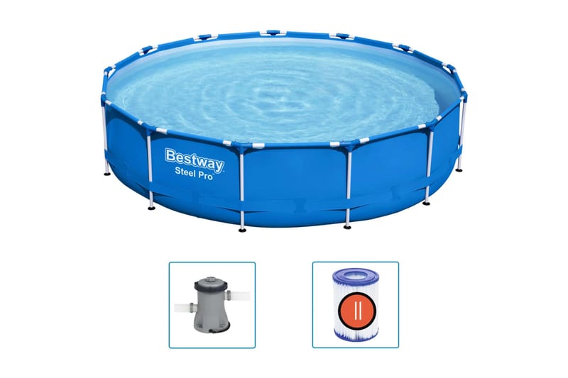 Bestway Steel Pro runkouima-allas 396x84 cm - Piha & ulkoaltaat - Uima-allas, poreallas & sauna - Uima-allas
 - Maanpinta-allas