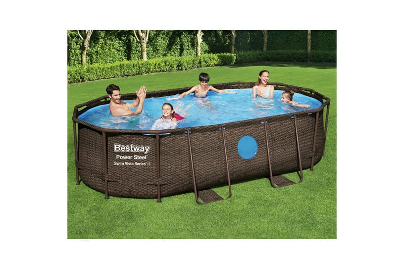 Bestway Power Steel Swim Vista II Maanpäällinen allas 4,27 x 2,5 m - Bestway - Piha & ulkoaltaat - Uima-allas, poreallas & sauna - Uima-allas
 - Maanpinta-allas