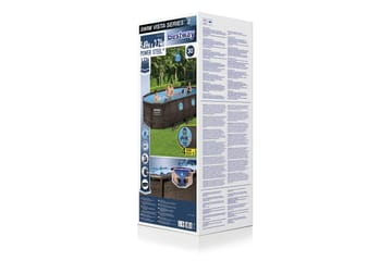 Bestway Power Steel Swim Vista II Maanpäällinen allas 5,49x2,74 m - Bestway - Piha & ulkoaltaat - Uima-allas, poreallas & sauna - Uima-allas - Maanpinta-allas
