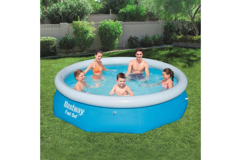 Bestway Fast Set täytettävä uima-allas pyöreä 305x76 cm - Piha & ulkoaltaat - Uima-allas, poreallas & sauna - Uima-allas
 - Ilmatäytteinen uima-allas & muoviallas