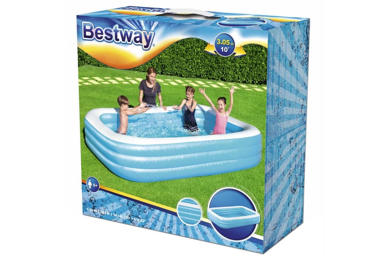 Bestway Täytettävä uima-allas 305x183x56 cm - Piha & ulkoaltaat - Uima-allas, poreallas & sauna - Uima-allas
 - Ilmatäytteinen uima-allas & muoviallas