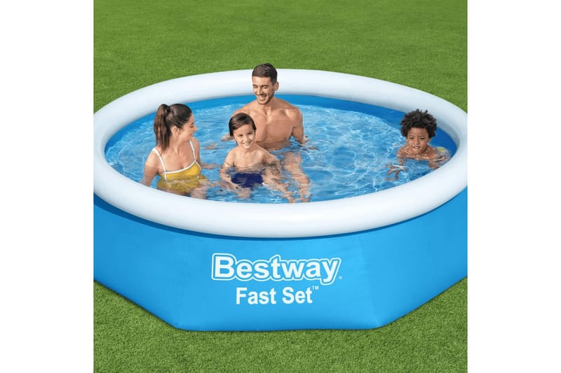 Bestway Fast Set täytettävä uima-allas pyöreä 244x66 cm 5726 - Maanpinta-allas